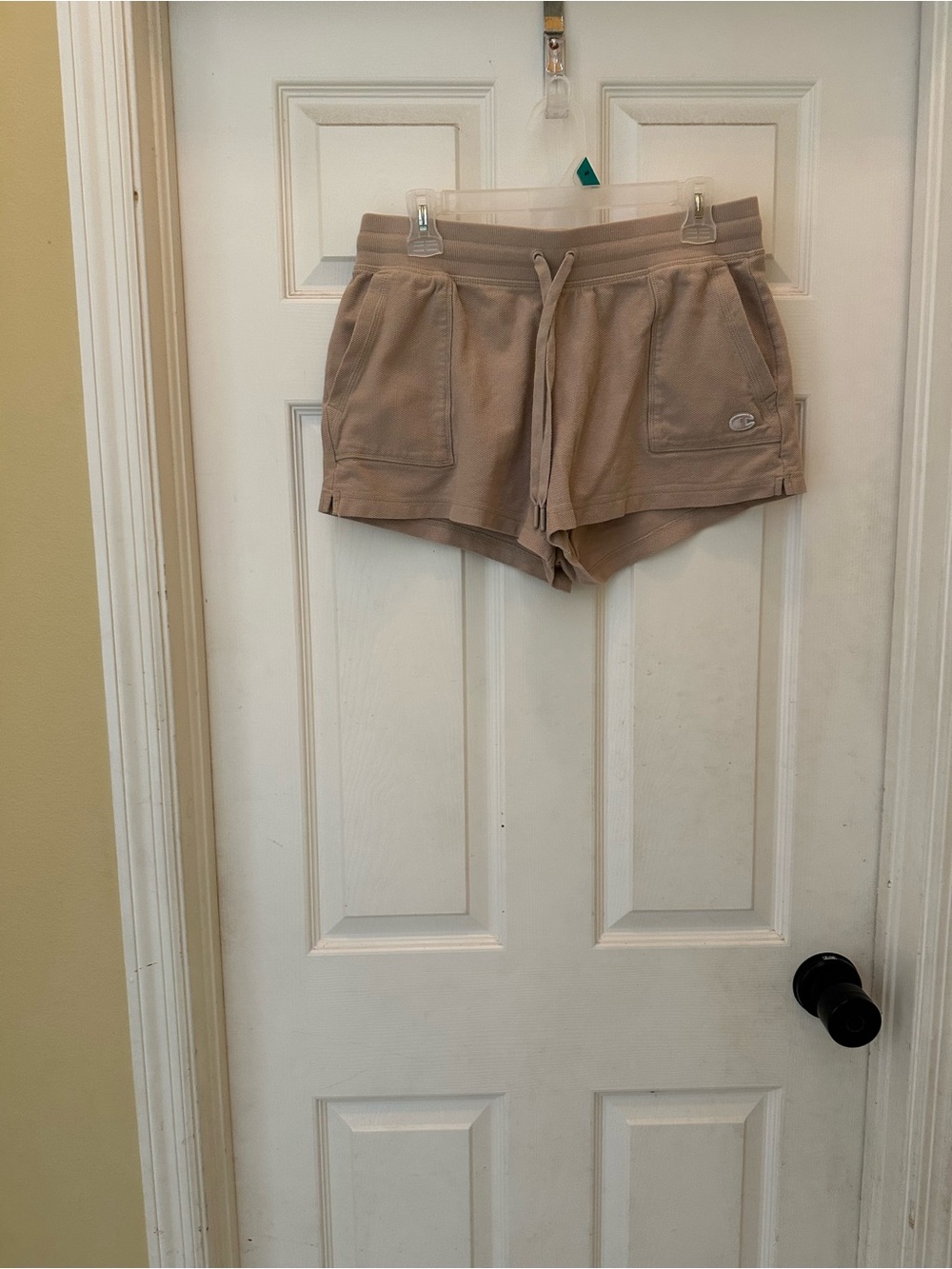 Champion Women's Beige Drawstring Athletic Shorts